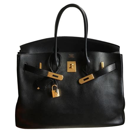 sac a main hermes noir|sac Hermes.